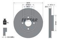 TEXTAR 92075400 Bremsscheibe