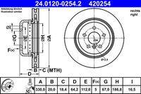 ATE 24012002542 Bremsscheibe