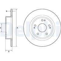 DELPHI BG4801C Bremsscheibe