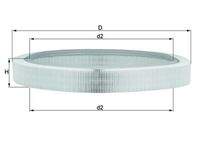 KNECHT LX61 Luftfilter