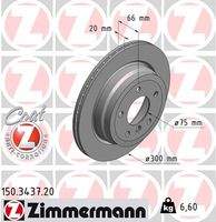 ZIMMERMANN 150343720 Bremsscheibe