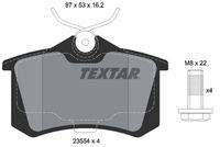 TEXTAR 2355406 Bremsbelagsatz, Scheibenbremse