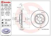 BREMBO 09C28511 Bremsscheibe