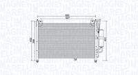 MAGNETI MARELLI 350203989000 Kondensator, Klimaanlage