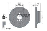 TEXTAR 92295505 Bremsscheibe