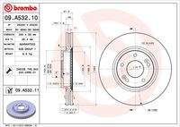 BREMBO 09A53211 Bremsscheibe