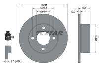 TEXTAR 92026100 Bremsscheibe
