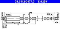 ATE 24511204773 Bremsschlauch