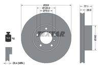 TEXTAR 92058300 Bremsscheibe