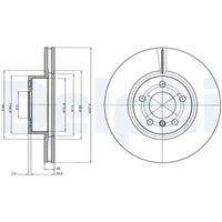 DELPHI BG9108 Bremsscheibe