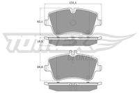 TOMEX Brakes TX1278 Bremsbelagsatz, Scheibenbremse