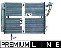 MAHLE AC709000P Kondensator, Klimaanlage