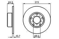 BOSCH 0986478055 Bremsscheibe
