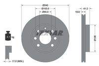 TEXTAR 92111403 Bremsscheibe