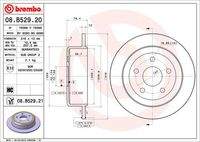 BREMBO 08B52921 Bremsscheibe