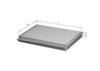 KNECHT LA79 Filter, Innenraumluft