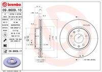 BREMBO 09860911 Bremsscheibe
