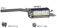 ERNST 140089 Endschalldämpfer