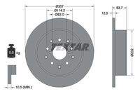 TEXTAR 92170803 Bremsscheibe