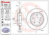 BREMBO 09959011 Bremsscheibe