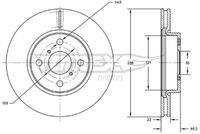 TOMEX Brakes TX7170 Bremsscheibe