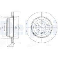 DELPHI BG4243C Bremsscheibe