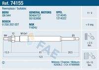 FAE 74155 Glühkerze