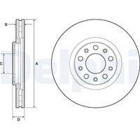 DELPHI BG4763C Bremsscheibe