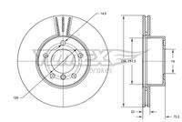 TOMEX Brakes TX7399 Bremsscheibe