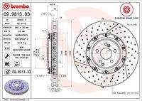 BREMBO 09931333 Bremsscheibe