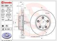 BREMBO 09C88111 Bremsscheibe