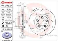 BREMBO 09C54921 Bremsscheibe