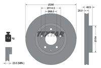 TEXTAR 92326203 Bremsscheibe