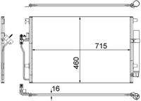 MAHLE AC553001S Kondensator, Klimaanlage