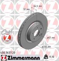 ZIMMERMANN 400363720 Bremsscheibe