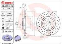 BREMBO 0949391X Bremsscheibe