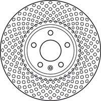 TRW DF6015S Bremsscheibe
