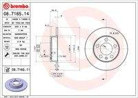 BREMBO 08716511 Bremsscheibe