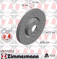 ZIMMERMANN 610372952 Bremsscheibe