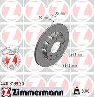 ZIMMERMANN 440313920 Bremsscheibe