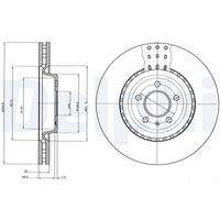 DELPHI BG9110C Bremsscheibe