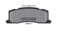 TEXTAR 2168801 Bremsbelagsatz, Scheibenbremse