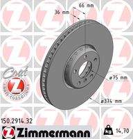 ZIMMERMANN 150291432 Bremsscheibe