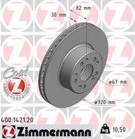 ZIMMERMANN 400142120 Bremsscheibe