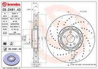 BREMBO 09D48143 Bremsscheibe