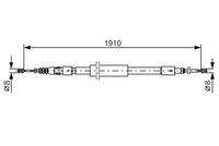 BOSCH 1987482318 Seilzug, Feststellbremse