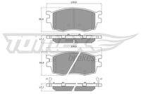 TOMEX Brakes TX1627 Bremsbelagsatz, Scheibenbremse