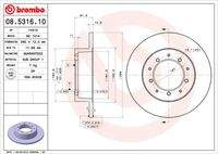 BREMBO 08531610 Bremsscheibe