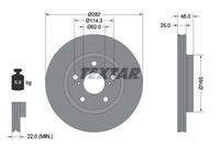 TEXTAR 92341103 Bremsscheibe