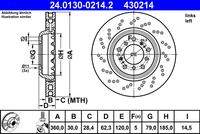 ATE 24013002142 Bremsscheibe